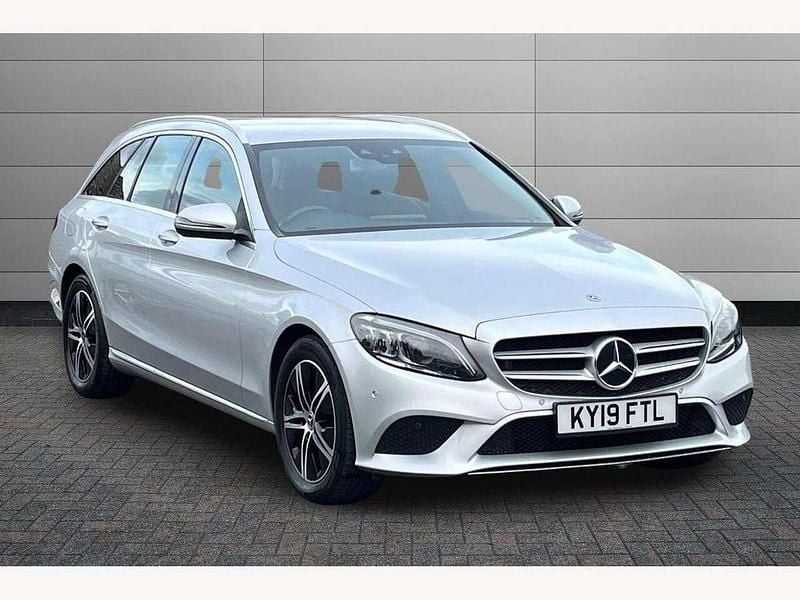Silver Used 2019 Mercedes C200 Premium Estate | £17,990 (Fair price) - Image 1/4