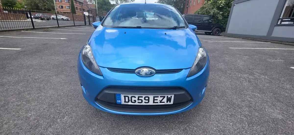 Used Ford Fiesta 96 HP (70 kW) 2009 Blue Hatchback