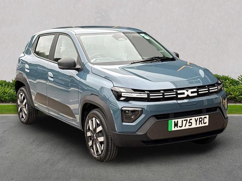 Blue New 2025 Dacia Spring Expression Hatchback | £13,299 (Expensive) - Image 1/4