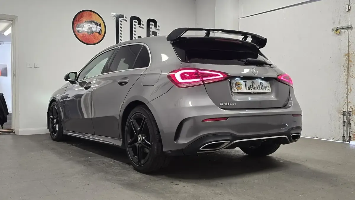 Used Mercedes A180 AMG line 116 HP (85 kW) 2019 Grey Hatchback