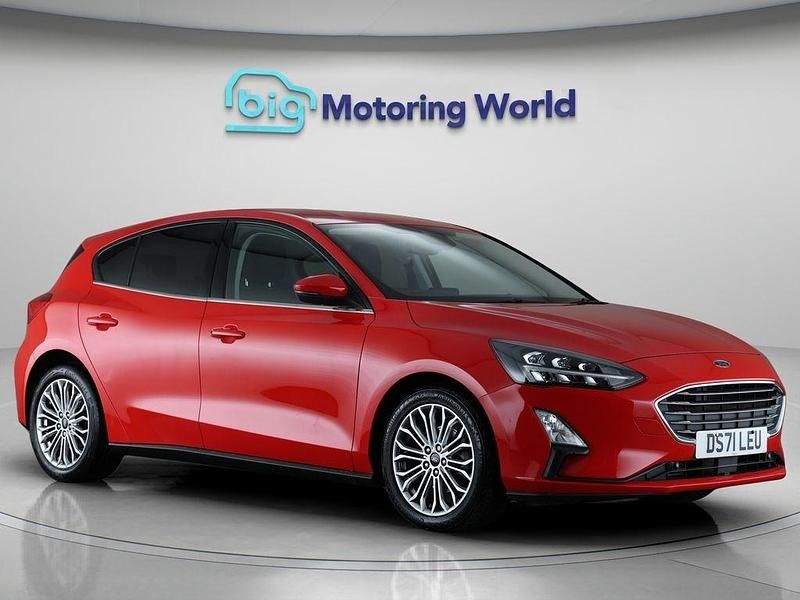 Red Used 2022 Ford Focus Titanium X Hatchback | £13,000 (Super price) - Image 1/4