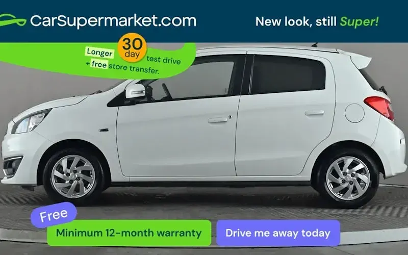 Used Mitsubishi Mirage 80 HP (58 kW) 2019 White Hatchback