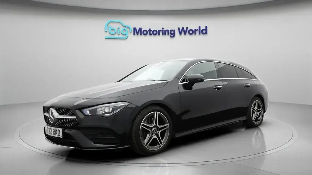 Used Mercedes CLA200 Shooting Brake AMG line 163 HP (119 kW) 2022 Black Estate