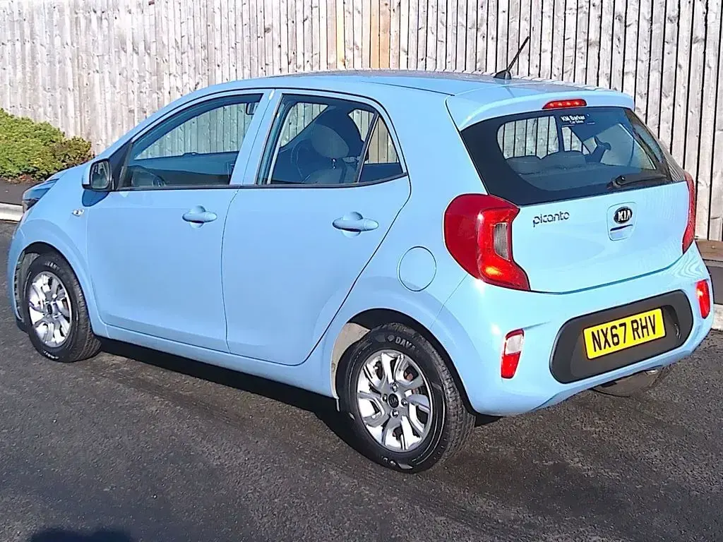 Used Kia Picanto 83 HP (61 kW) 2017 Blue Hatchback