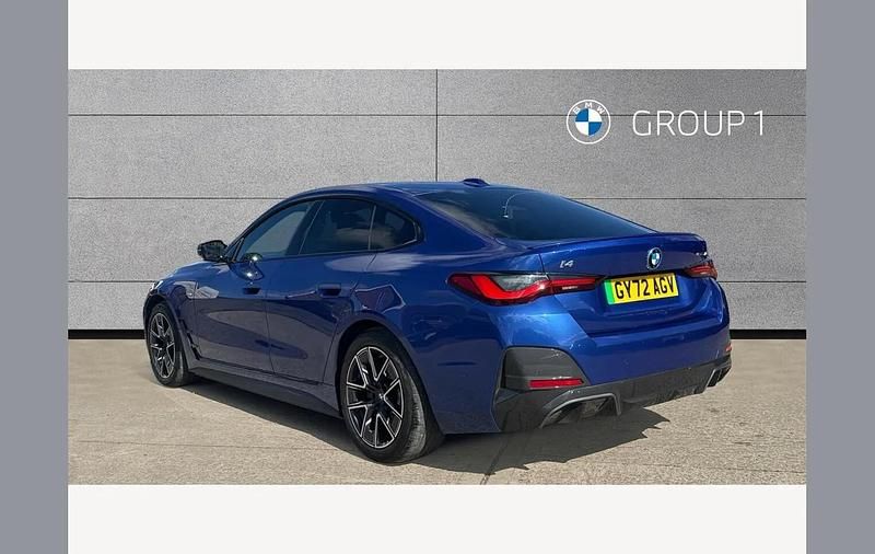 Used BMW i4 M Sport 250 kW (340 HP) 2022 Blue Sedan