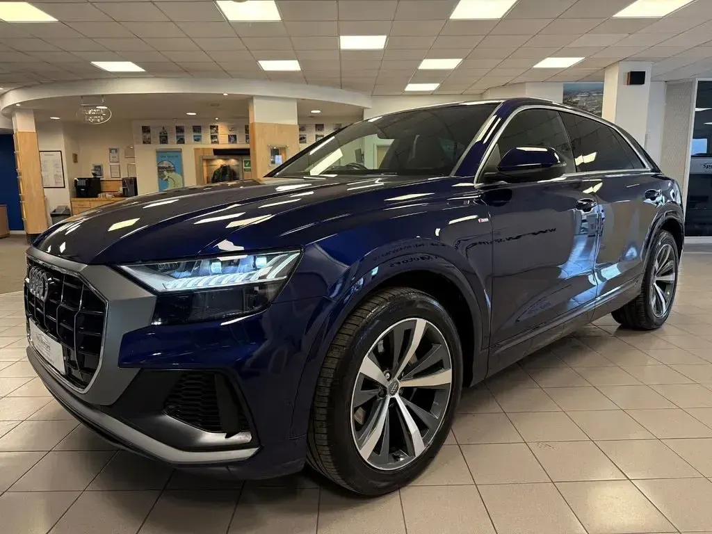 Used Audi Q8 S-Line 2019 Blue SUV