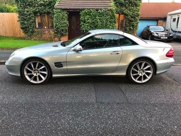 Used Mercedes SL500 2002 Silver Cabriolet