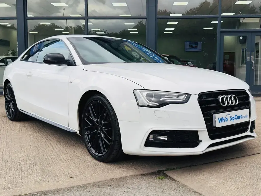 Used Audi A5 Black Edition 187 HP (137 kW) 2016 White Coupe