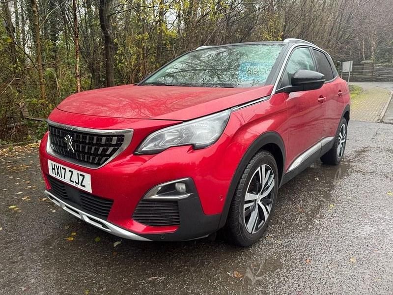 Red Used 2017 Peugeot 3008 Allure SUV | £8,995 (Fair price) - Image 1/4