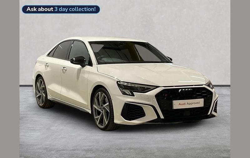 Used Audi S3 Black Edition 310 HP (228 kW) 2023 White Sedan
