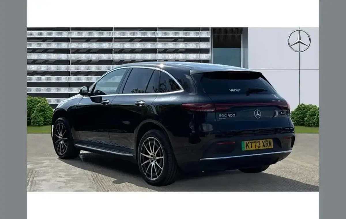 Used Mercedes EQC400 AMG line 300 kW (408 HP) 2023 Black SUV