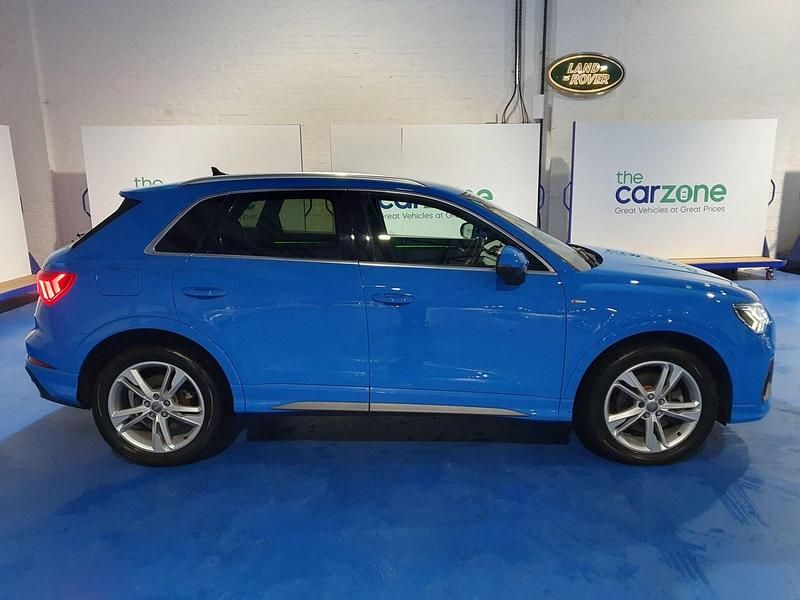 Used Audi Q3 S-Line 190 HP (139 kW) 2019 Blue SUV