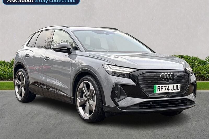 Grey Used 2025 Audi Q4 e-tron Black Edition SUV | £40,138 (A bit pricey) - Image 1/4