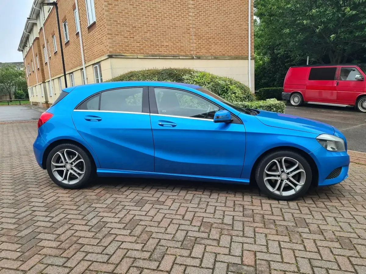 Used Mercedes A200 2015 Blue Hatchback
