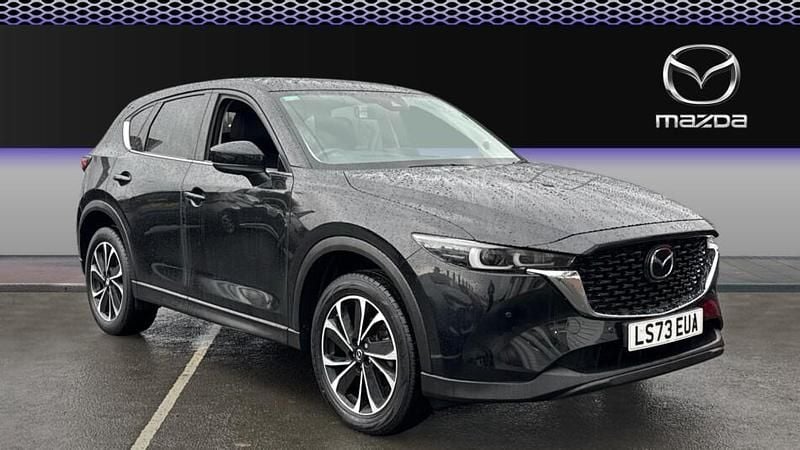 Black Used 2023 Mazda CX-5 Exclusive-Line SUV | £19,751 (Fair price) - Image 1/3