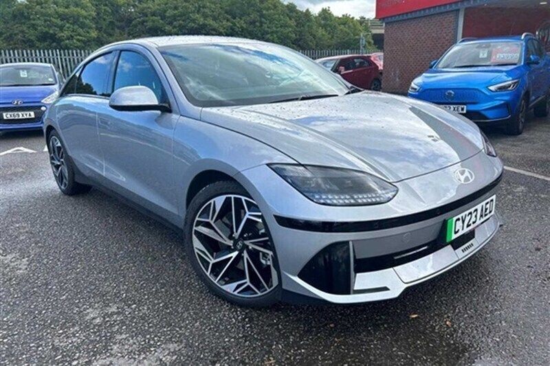 Curated silver Used 2023 Hyundai Ioniq 6 Premium Sedan | £29,995 (Expensive) - Image 1/1