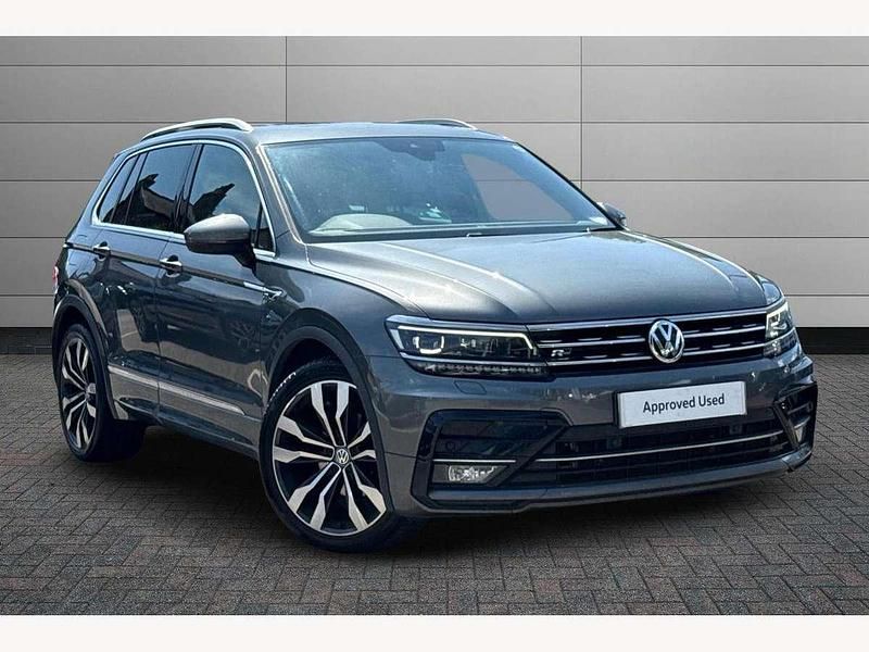 Indium grey Used 2017 VW Tiguan R-line SUV | £18,495 (A bit pricey) - Image 1/4