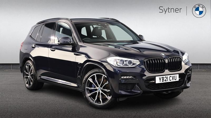 Used BMW X3 M Sport 187 HP (137 kW) 2021 Black SUV