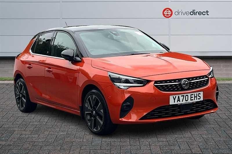 Used Vauxhall Corsa-e Elite 100 kW (136 HP) 2020 Orange Hatchback
