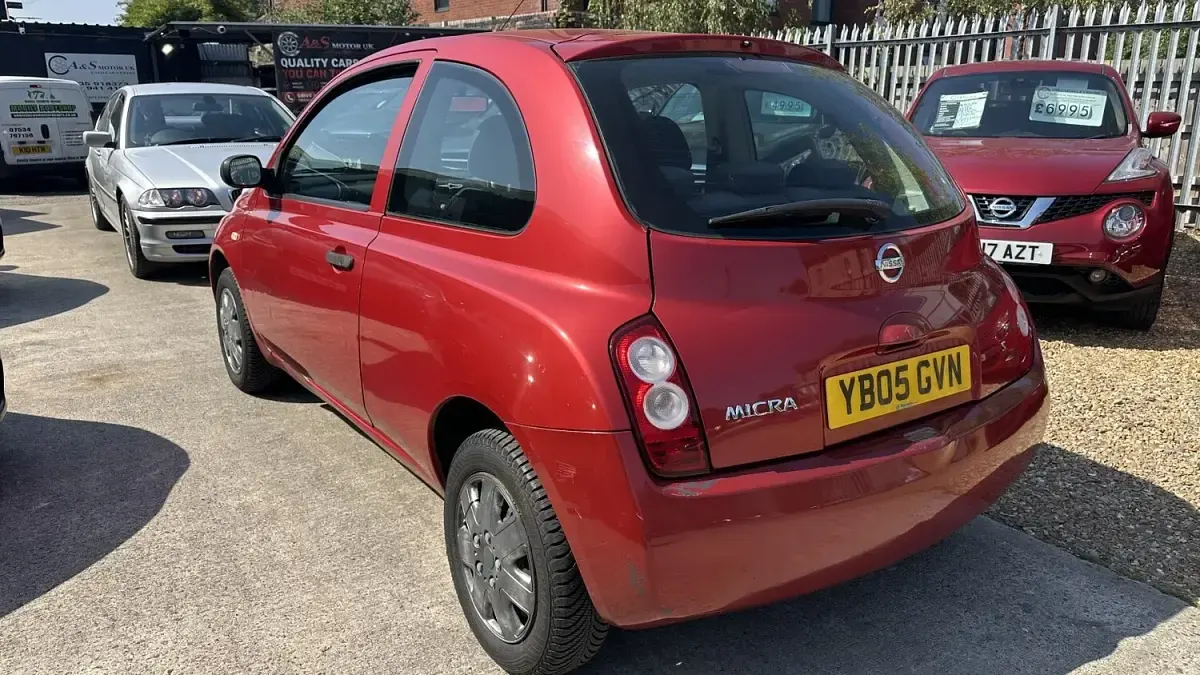 Used Nissan Micra S 2005 Red Hatchback