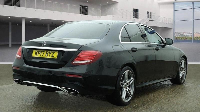 Used Mercedes E220 AMG line 194 HP (142 kW) 2017 Black Sedan