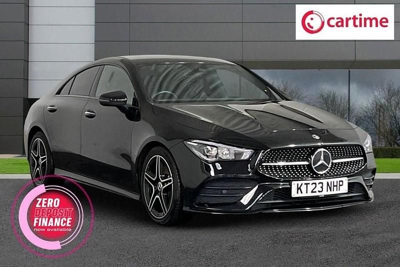 Black Used 2023 Mercedes CLA200 AMG Line Premium Coupe | £24,899 (Fair price) - Image 1/4