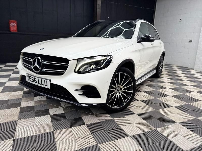 Used Mercedes GLC250 AMG Line Premium 2017 White Estate