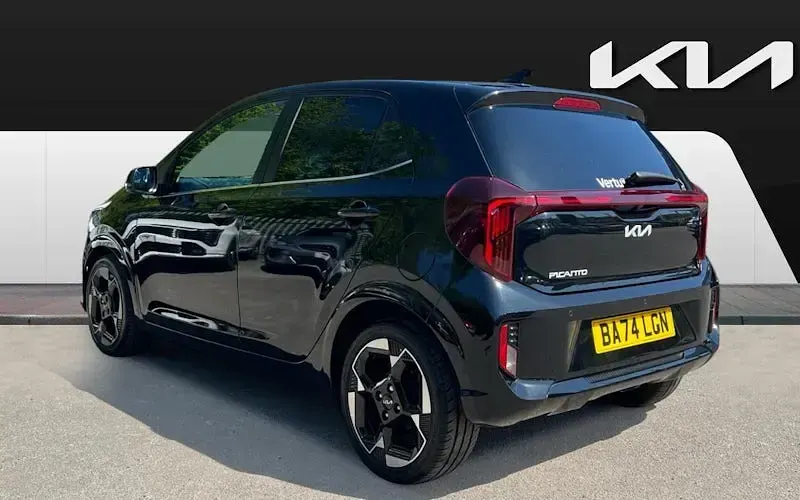 Begagnad Kia Picanto 77 HK (56 kW) 2024 Svart Halvkombi