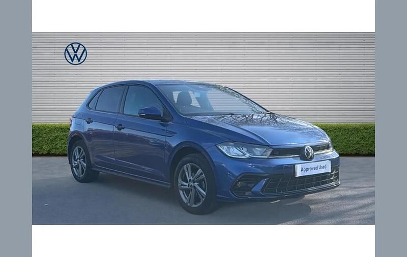 Used VW Polo R-line 95 HP (69 kW) 2022 Blue Hatchback