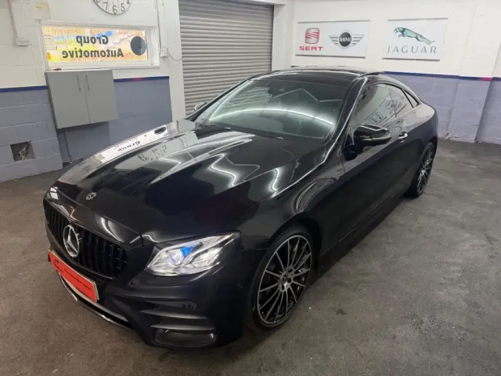 Usado Mercedes E350 AMG Line Premium Plus 2020 Preto Coupé