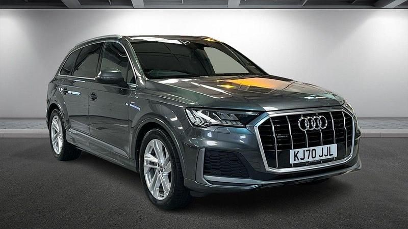 Daytona gray pearlescent Used 2020 Audi Q7 S-Line SUV | £36,400 (Fair price) - Image 1/4