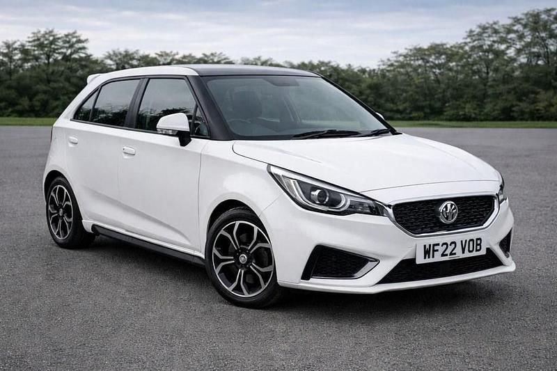 Used MG MG3 Excite 106 HP (77 kW) 2022 White Hatchback