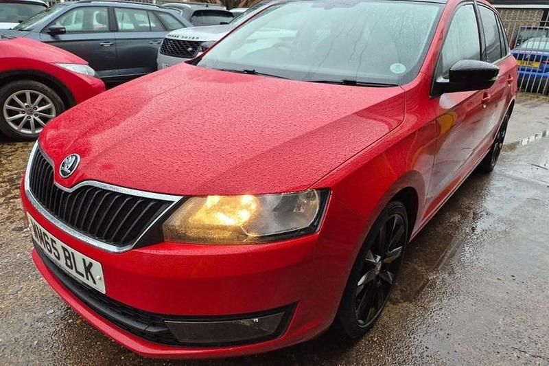 Used Skoda Rapid Sport 110 HP (80 kW) 2016 Red Hatchback