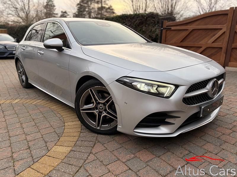 Used Mercedes A180 AMG Line Premium 116 HP (85 kW) 2019 Silver Hatchback