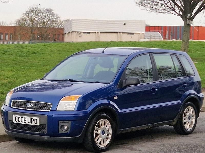 Used Ford Fusion Zetec 2008 Blue Hatchback