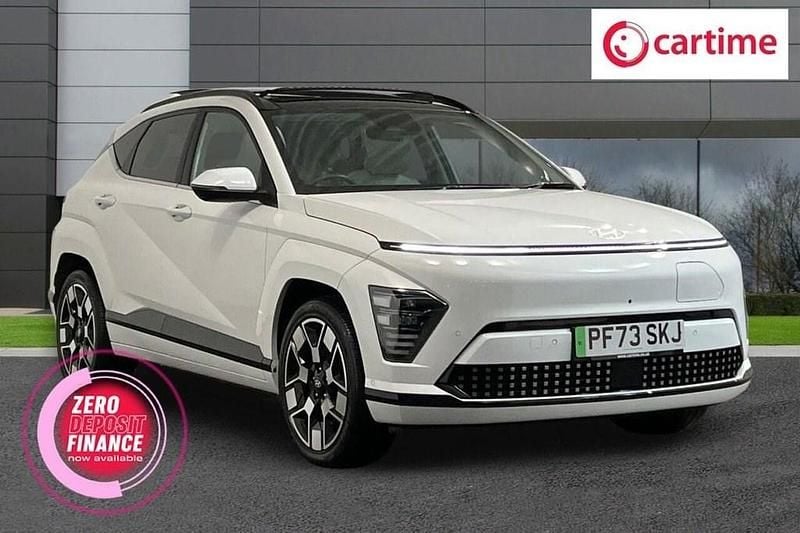 White Used 2023 Hyundai Kona Ultimate SUV | £21,650 (Fair price) - Image 1/4