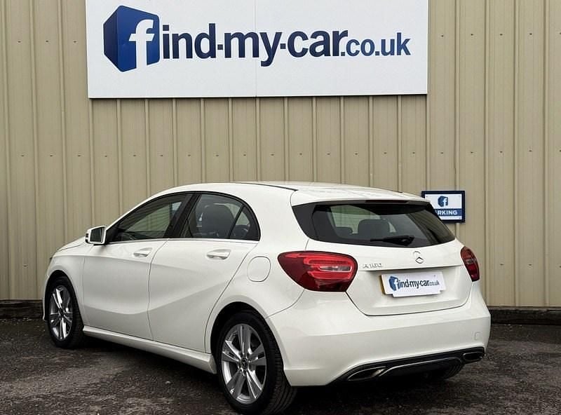 Used Mercedes A160 102 HP (75 kW) 2018 White Hatchback
