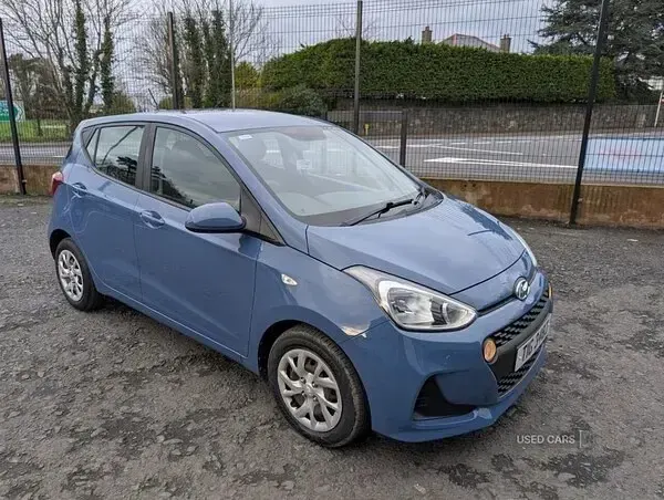 Usado Hyundai i10 SE 66 HP (48 kW) 2018 Azul Citadino