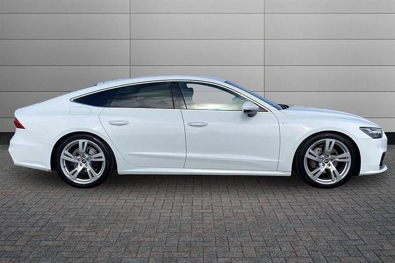 Used Audi A7 S-Line 204 HP (150 kW) 2021 White Sedan