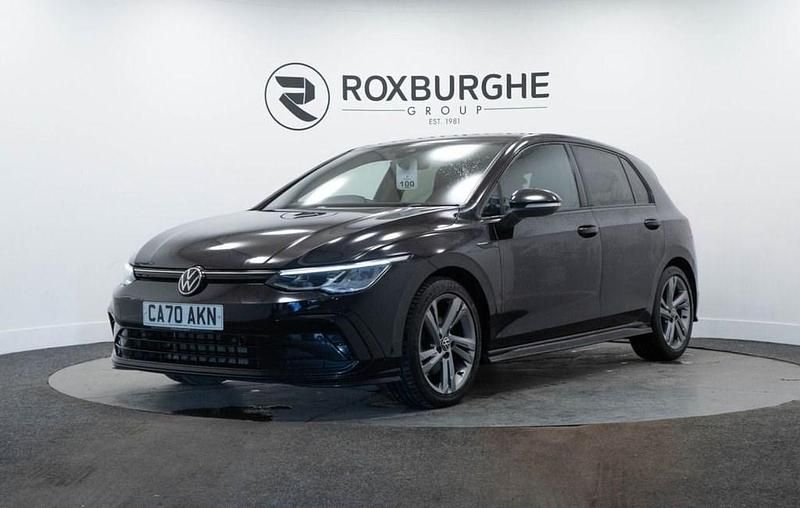 Used VW Golf VII R-line 150 HP (110 kW) 2020 Black Hatchback