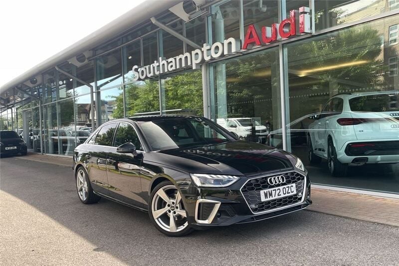 Black Used 2022 Audi A4 S-Line Sedan | £23,890 (Fair price) - Image 1/4
