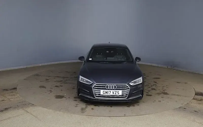 Used Audi A5 S-Line 190 HP (139 kW) 2017 Blue Coupe