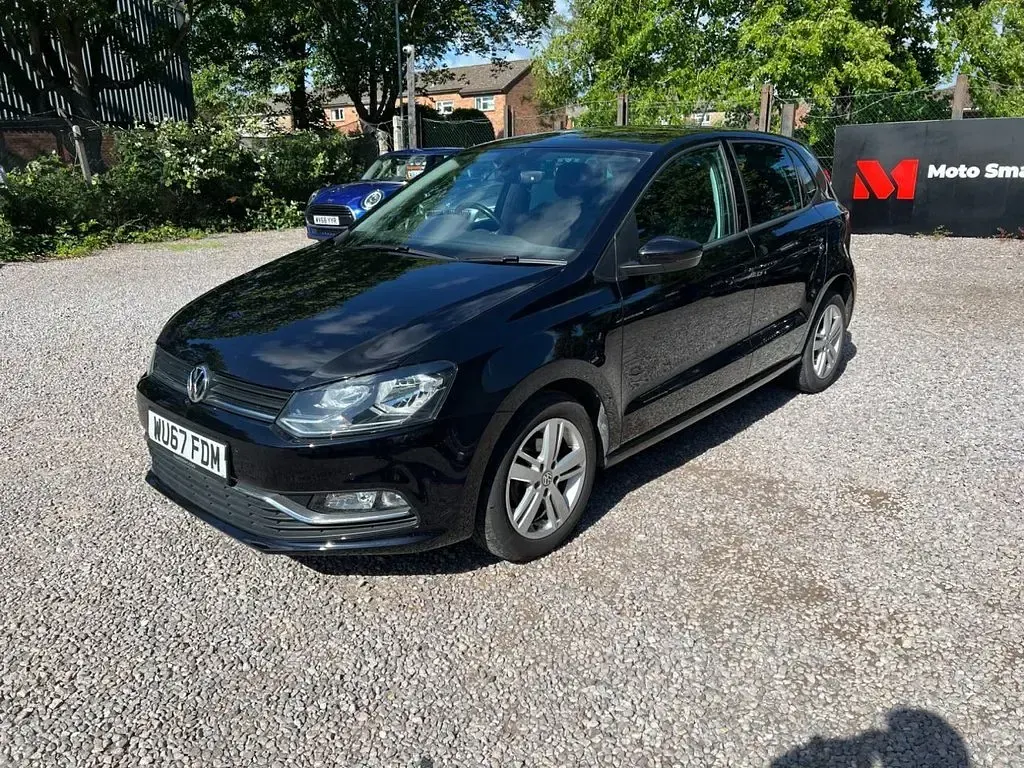 Used VW Polo Edition 90 HP (66 kW) 2017 Black Hatchback