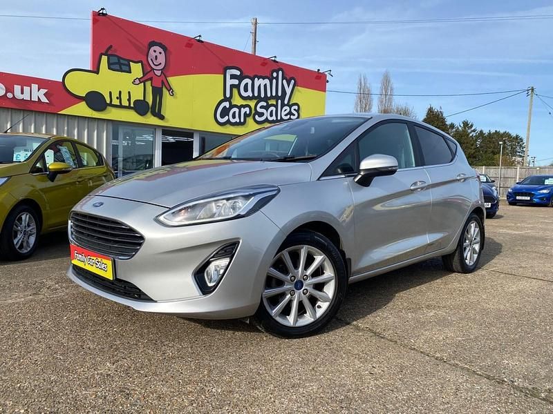 Used Ford Fiesta Titanium 2018 Silver Hatchback