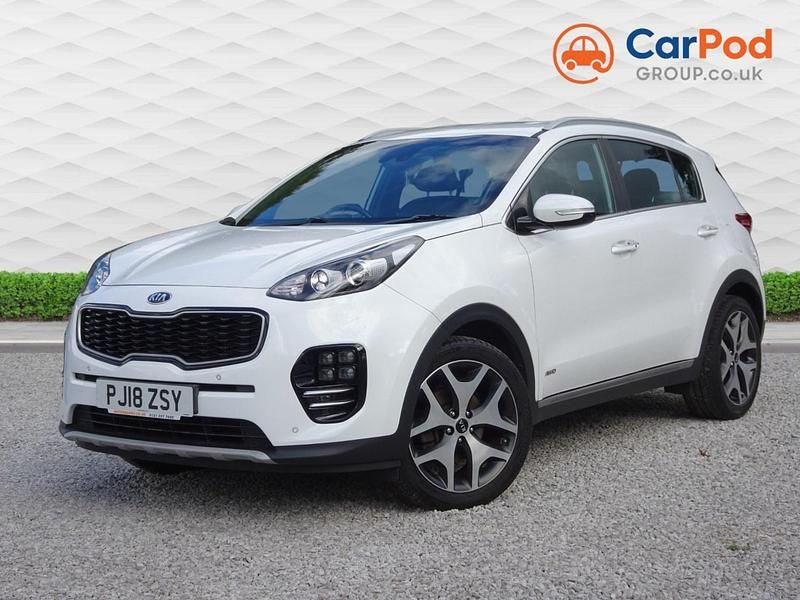 White Used 2018 Kia Sportage GT-Line SUV | £12,990 (Fair price) - Image 1/3