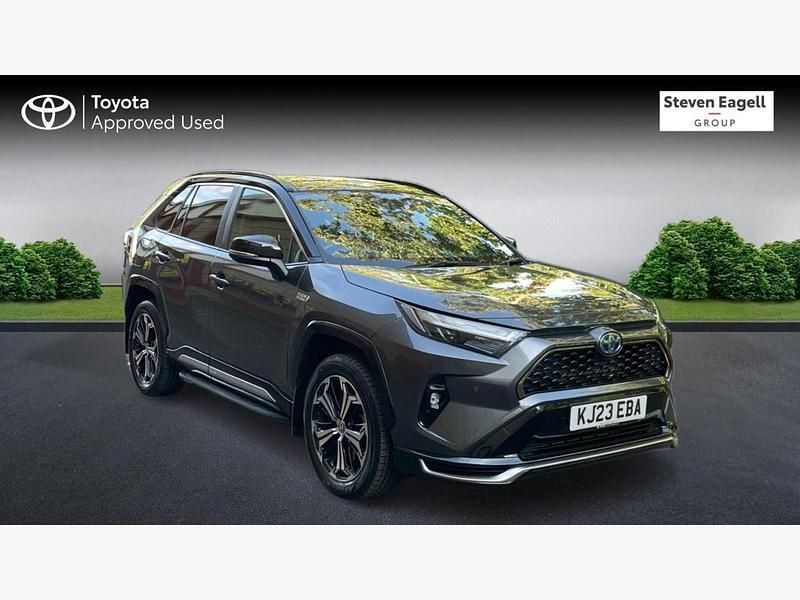 Grey/black Used 2023 Toyota RAV4 Hybrid SUV | £34,329 (A bit pricey) - Image 1/3