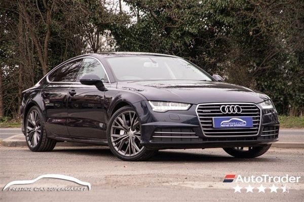 Blue Used 2017 Audi A7 Sportback Prestige Hatchback | £11,399 (Good price) - Image 1/1