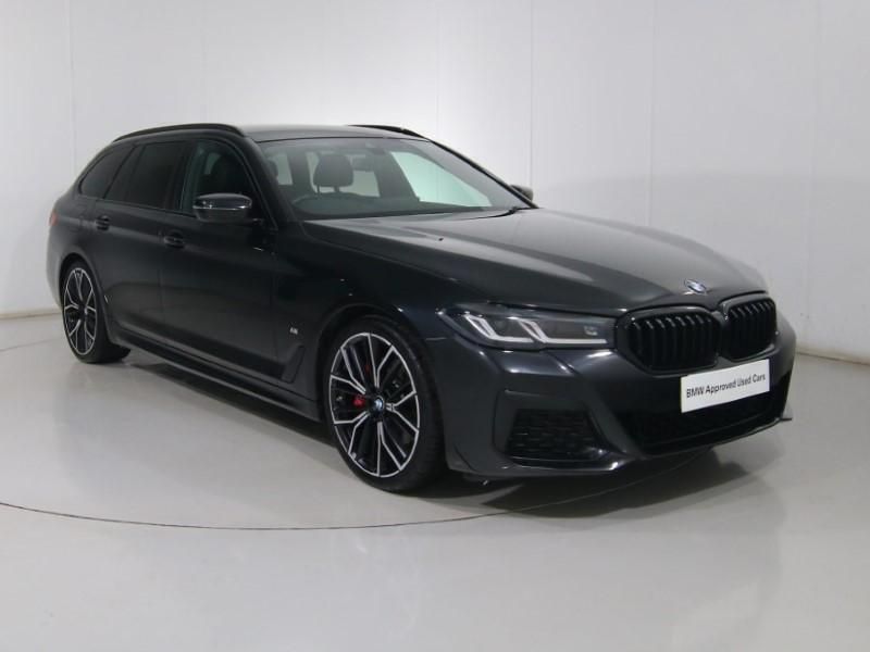 Black Used 2023 BMW 520 M Sport Estate | £34,995 (Expensive) - Image 1/4