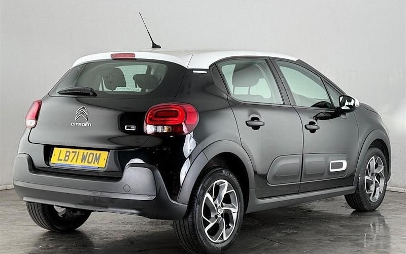 Used Citroën C3 PureTech 83 HP (61 kW) 2021 Black Hatchback