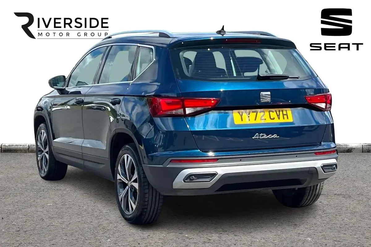 Used Seat Ateca SE Technology 110 HP (80 kW) 2022 Aurora blue SUV